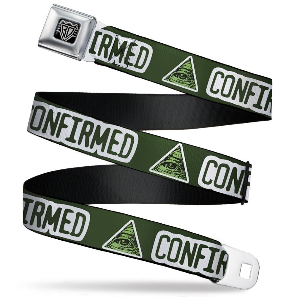 9730 Seatbelt Belt Illuminati Quote Kids, Multicolor